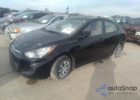 2013 Hyundai Accent Gls z USA, uszkodzony, nr VIN KMHCT4AE1DU310397